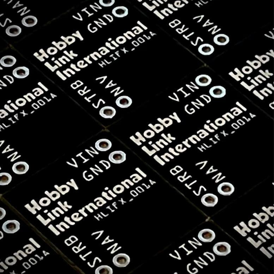 HLI Dual Blinker Control Board (HLIFX_001A) – close-up showing board design, no cables or LEDs included
