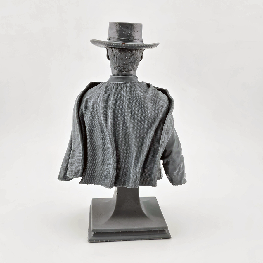 Bust of Clint Eastwood as Blondie from The Good, The Bad, and The Ugly – 3D printed model kit