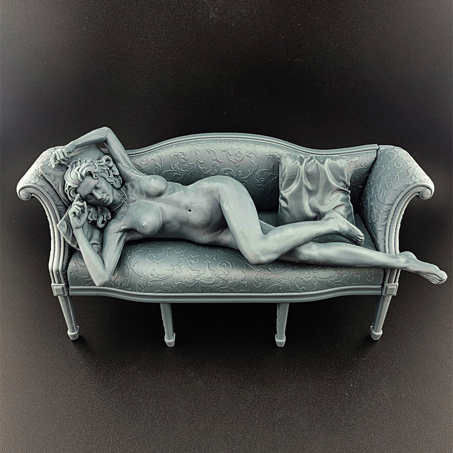 Rose from Titanic 3D printed unpainted resin model kit in 1/10 scale by Kuton Sculpts
