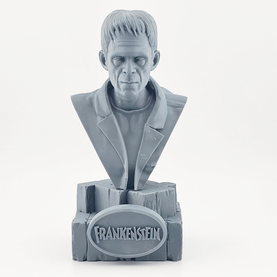 Frankenstein 1/6 scale bust unpainted grey resin model