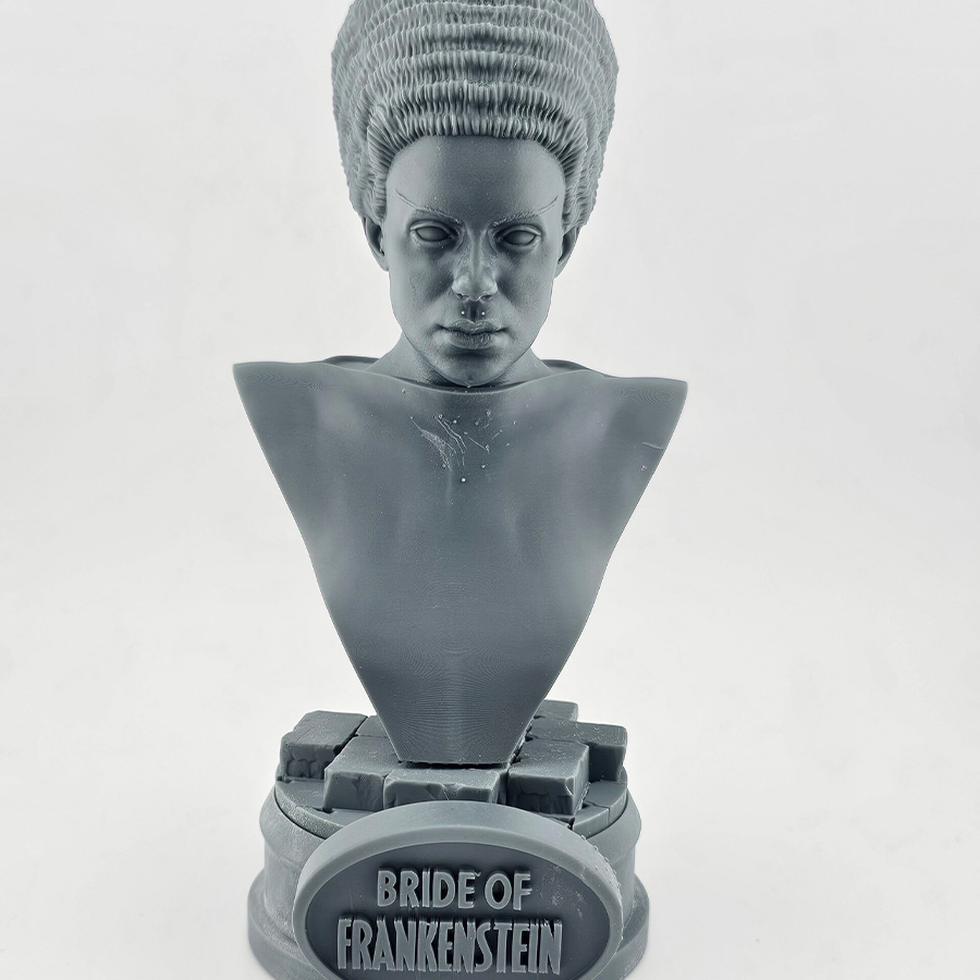 Bride of Frankenstein 1/6 scale bust in grey resin