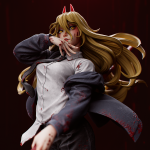 Full resin figure of Power from Chainsaw Man with horns and fierce pose