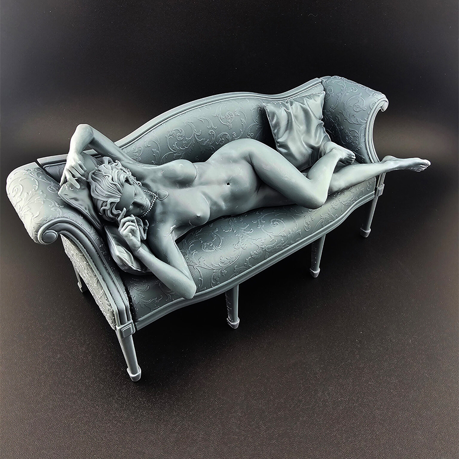 Rose from Titanic 3D printed unpainted resin model kit in 1/10 scale by Kuton Sculpts