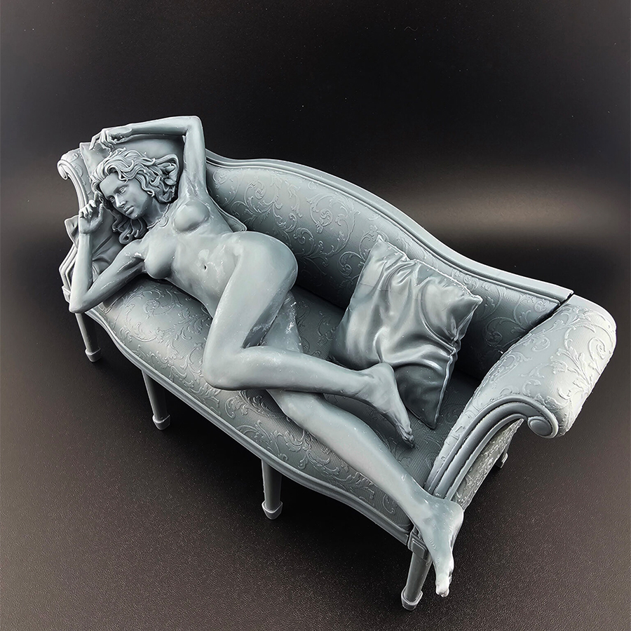 Rose from Titanic 3D printed unpainted resin model kit in 1/10 scale by Kuton Sculpts