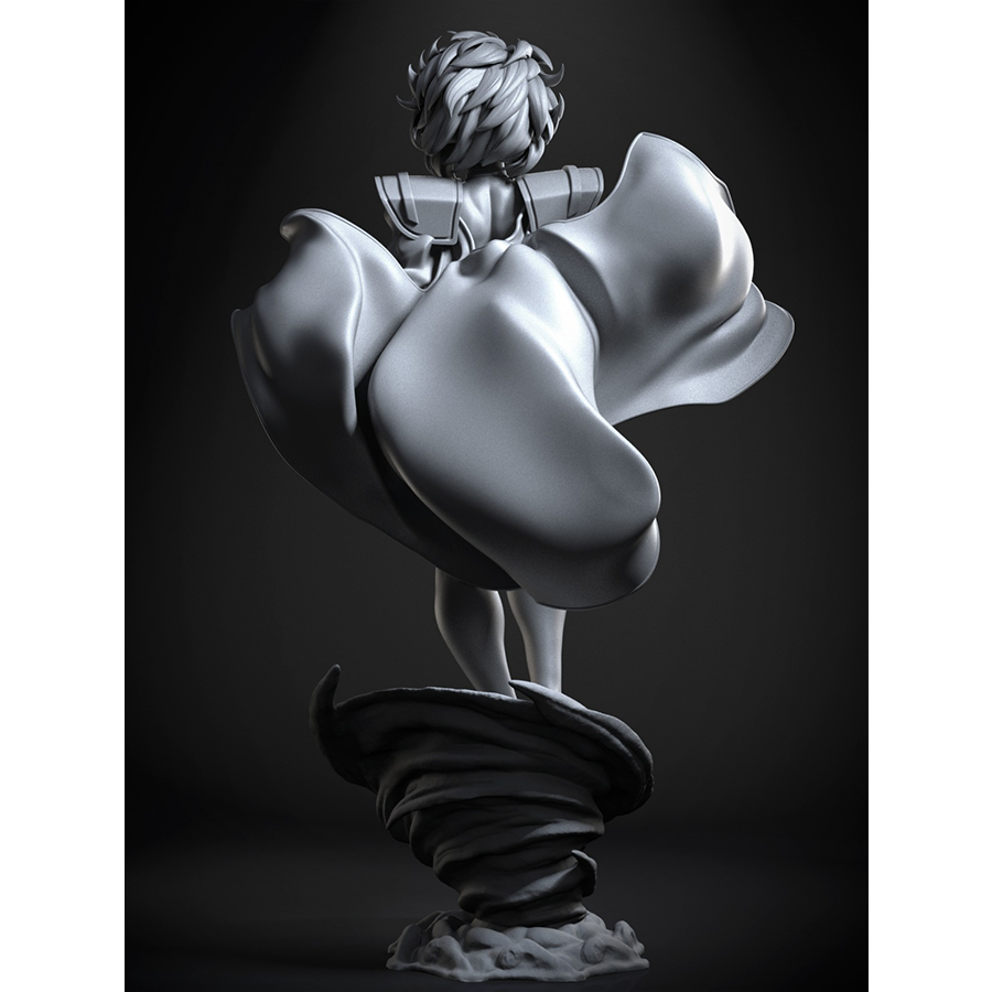 Unpainted Storm resin model kit with separate parts and detailed sculpting