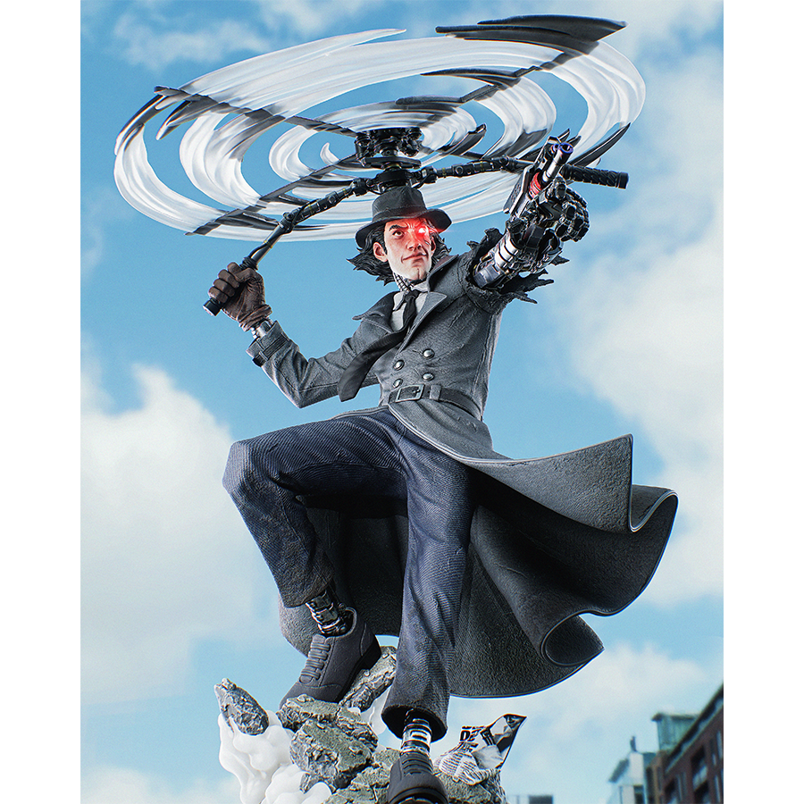Unassembled resin parts of Inspector Gadget including body and accessories