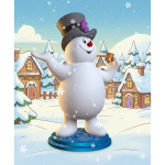 3D printed Frosty the Snowman 1/9 scale collectible figure created by HLI3DFX in high-resolution resin, inspired by the 1969 holiday cartoon.
