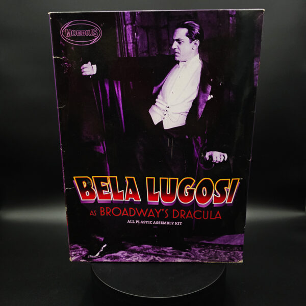 Moebius Models Bela Lugosi as Broadway’s Dracula plastic model kit open box unstarted complete stash sale