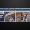 Trumpeter 1/200 RMS Titanic model kit with LED set open box
