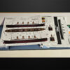 Trumpeter 1/200 RMS Titanic model kit with LED set open box