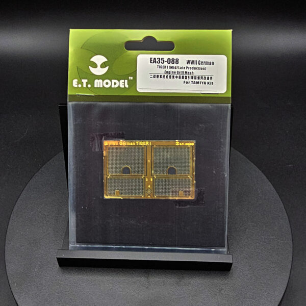 ET Model EA35-088 WWII German TIGER I (Mid/Late Production Engine Grill Mesh) Tamiya kit