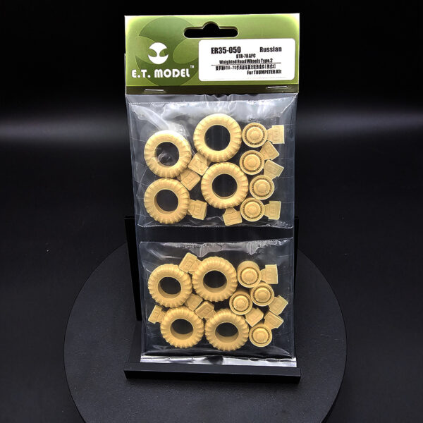 ET Model ER35-050 BTR-70 APC Weighted Road Wheels Type 2 Trumpeter Kit