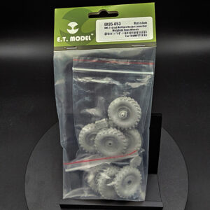 ET Model ER35-053 BM-21 Grad Multiple Rocket Launcher Weighted Road Wheels Trumpeter Kit