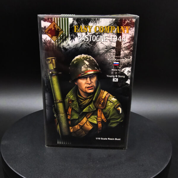 Young Miniatures YM1855 Easy Company Bastogne 1944 1/10 scale resin figure kit, unpainted and unassembled, stash sale
