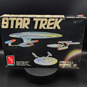 AMT 1988 1-2500 Star Trek 3 Piece USS Enterprise Set 6618 Open Box