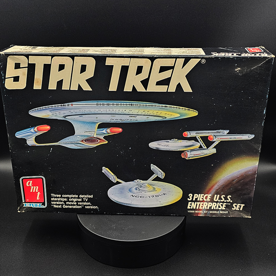 AMT/ERTL 1/2500 Scale Star Trek 3 Piece U.S.S. Enterprise Set (1988 ...