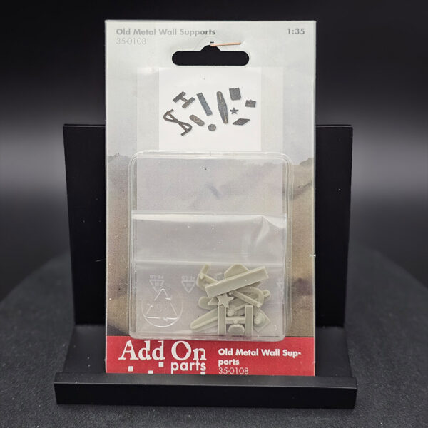 Add On Parts 1-35 Old Metal Wall Supports 10pc Factory Sealed