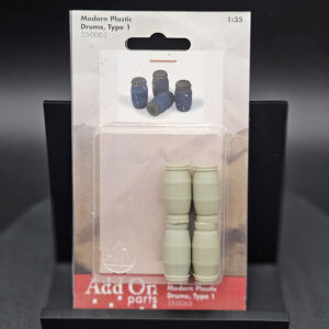 Add On Parts 1-35 Modern Plastic Drums Type 1 4pc Factory Sealed