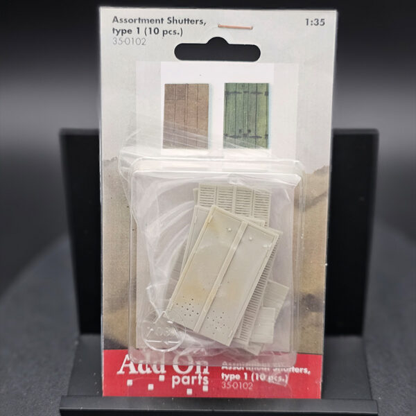 Add On Parts 1-35 Assortment Shutters Type 1 10pc Factory Sealed