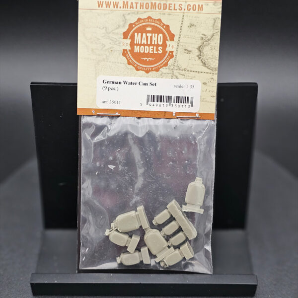 Matho Models 1-35 German Water Can Set 9pc Aftermarket Factory Sealed