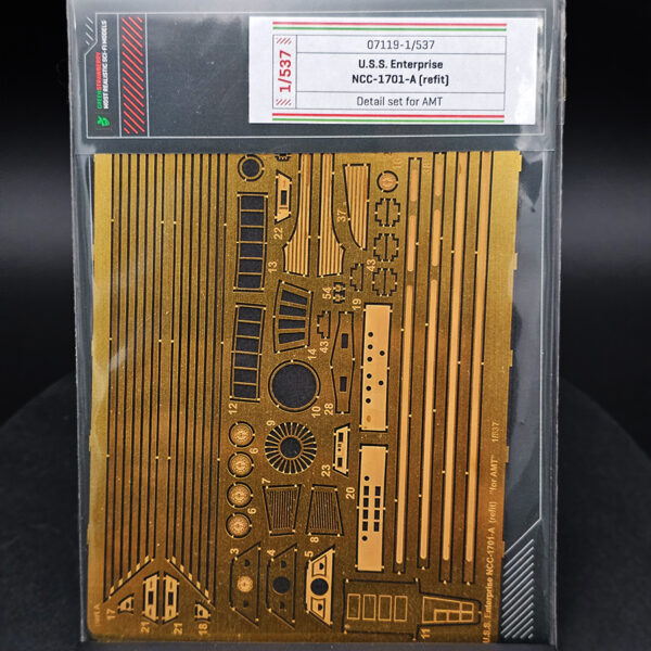 1-537 USS Enterprise NCC-1701-A Refit PE Set AMT Open Box Stash Sale
