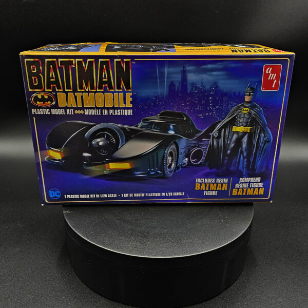 AMT 1-25 Batmobile 1989 Open Box Complete w Resin Batman Figure Stash Sale