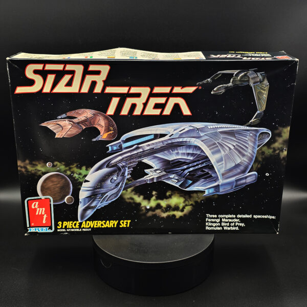 AMT ERTL Star Trek 3 Piece Adversary Set Open Box Complete Stash Sale
