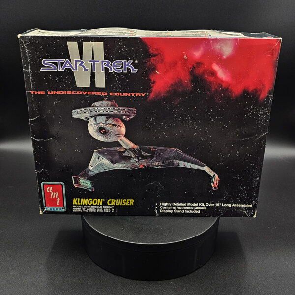 AMT ERTL 1-537 Star Trek VI Undiscovered Country Klingon Cruiser Open Box Complete Stash Sale