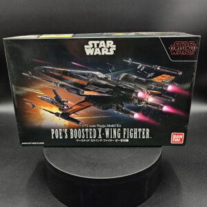 Bandai 1-72 Poes Boosted X-Wing Fighter Open Box Complete Stash Sale