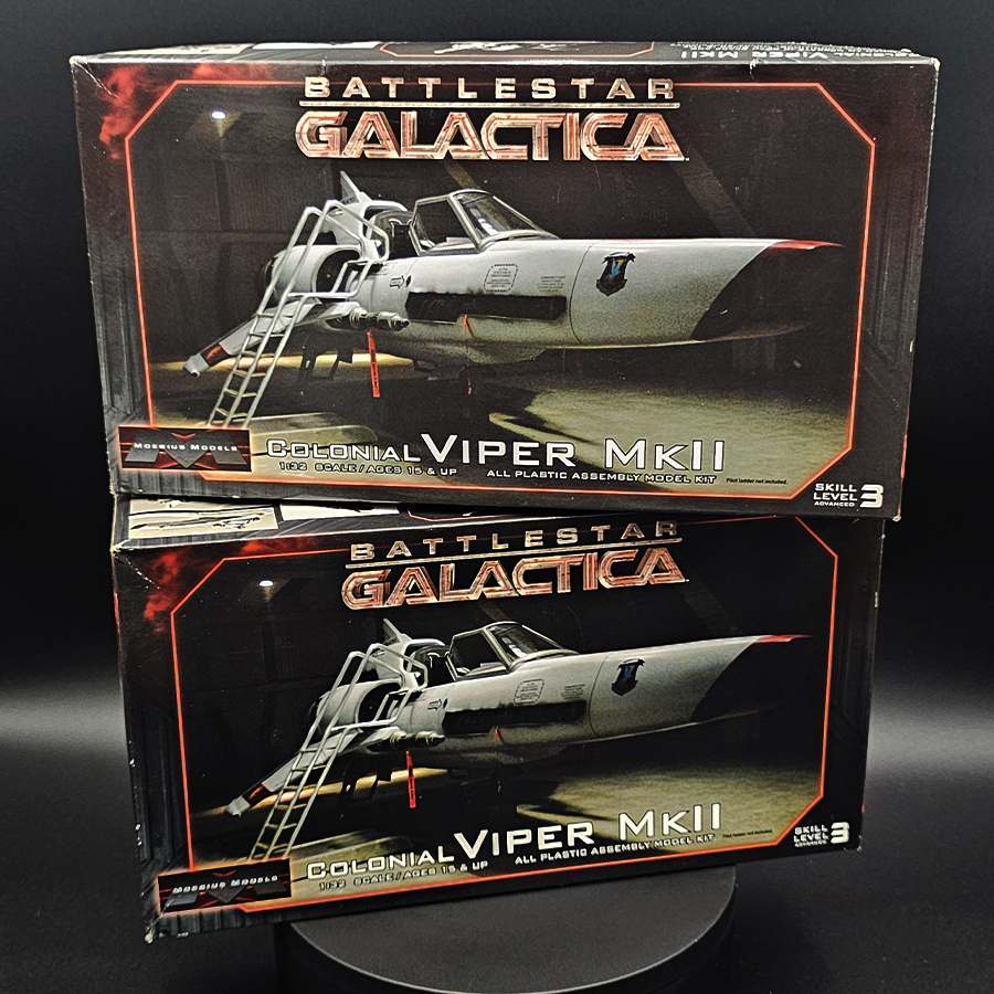 Moebius 1-4105 Battlestar Galactica Open Box Complete OOP Stash Sale
