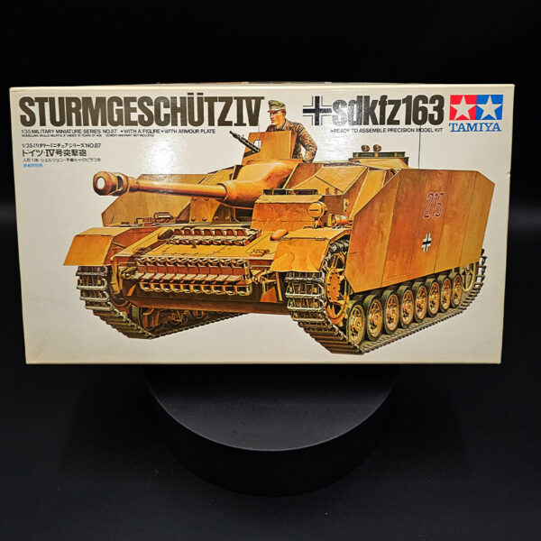 Tamiya 1/35 Scale Sturmgeschutz IV Sd.Kfz. 163 Open Box Complete Kit With Figure Armor Plate