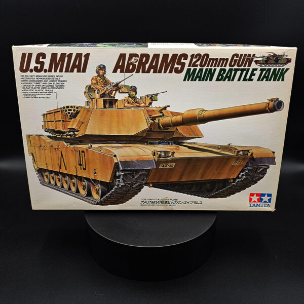 Tamiya 1/35 U.S. M1A1 Abrams 120mm Gun MBT 35156 Some Bags Sealed Some Open