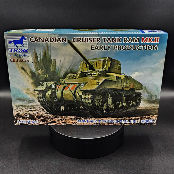 Bronco 1/35 scale Canadian Cruiser Tank RAM Mk II Early Production plastic model kit sealed bags stash sale