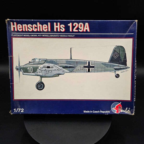 Pavla 1/72 Henschel Hs 129 A aircraft model kit factory sealed bag