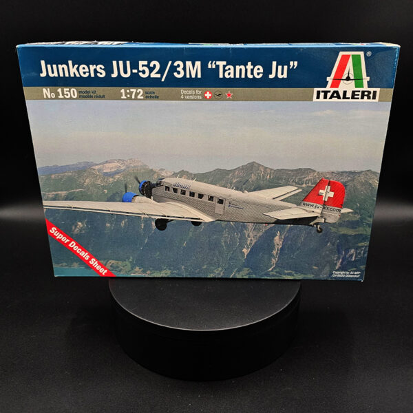 Italeri 1/72 Ju-52 3m Tante Ju aircraft model kit open box complete