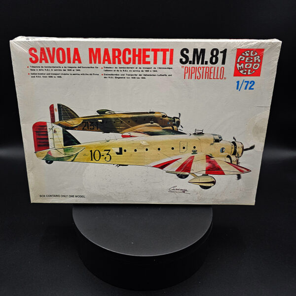 Super Model 1/72 Savoia Marchetti SM.81 Pipistrello aircraft model kit factory sealed