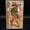 Tamiya 1/16 modern U.S. Army infantryman desert uniform figure kit open box complete
