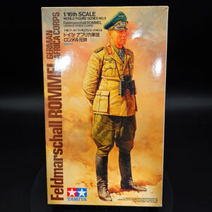 Tamiya 1/16 Rommel German Africa Corps figure kit open box sealed bag