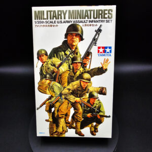 Tamiya 1/35 U.S. Army assault infantry figure set open box missing one soldier