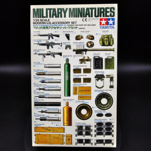 Tamiya 1/35 modern U.S. accessory set open box missing parts
