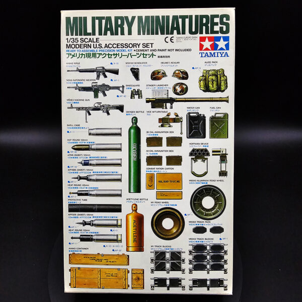 Tamiya 1/35 modern U.S. accessory set open box missing parts