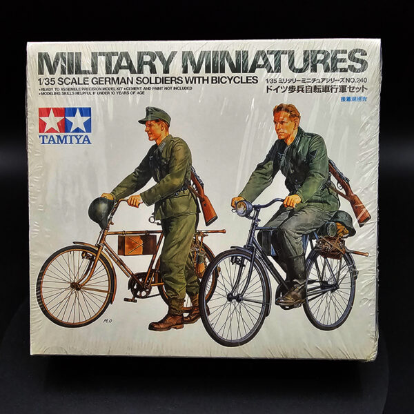 Tamiya 1/35 German soldiers with bicycles figure set factory sealed