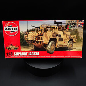 Airfix 1/48 Supacat Jackal Operation Herrick Afghanistan vehicle model kit open box complete