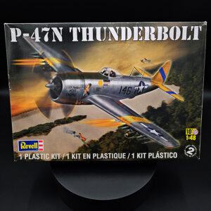 Revell 1/48 P-47N Thunderbolt aircraft model kit open box complete