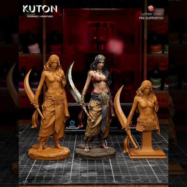 Zahiri resin print by Kuton Sculpts, scale options 1/10 figure or 1/9 bust.