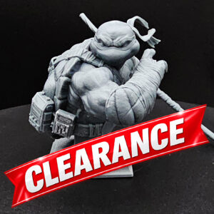 TMNT Donatello 1/9 scale resin bust kit by CA3D with display base unpainted
