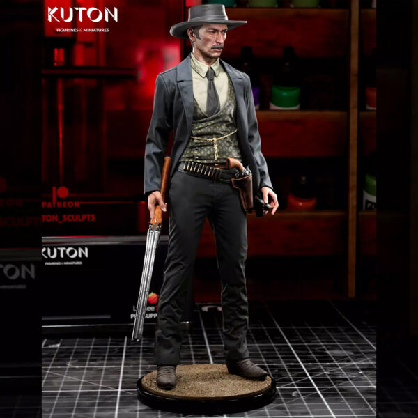 Colonel Mortimer resin print by Kuton Sculpts, available in 1/10 or 1/9 scale with alternate legs and hands plus shotgun and pistol options