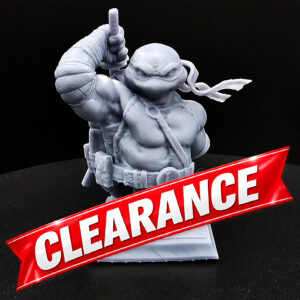 TMNT Leonardo 1/9 scale resin bust kit by CA3D with display base unpainted