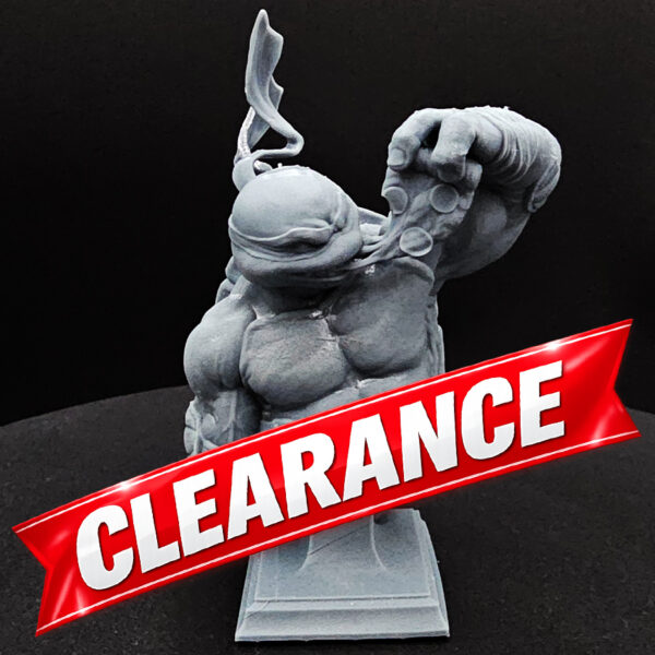 TMNT Raphael 1/9 scale resin bust kit by CA3D with display base unpainted