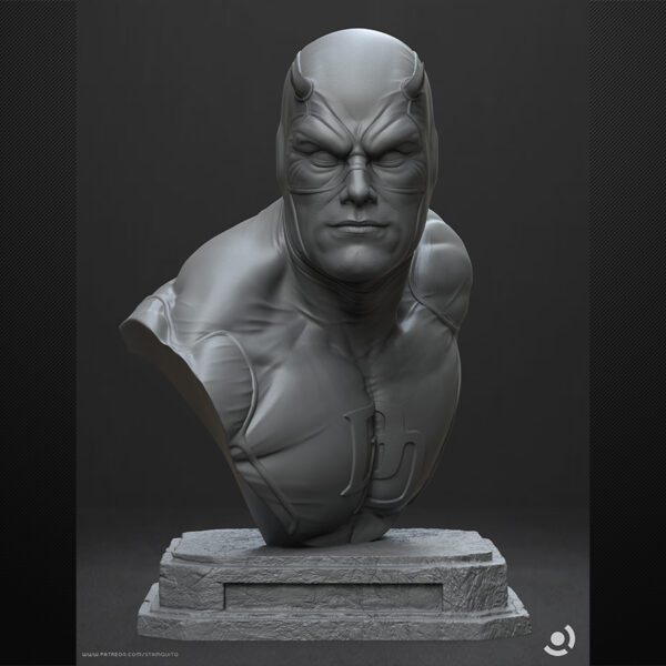 Daredevil resin print by Stalyn Quito, made to order, 1/6 scale figure or 1/10 scale bust, HLI3DFX